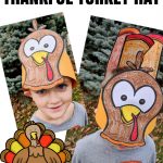 Free "thankful" Turkey Hat Printable For Kids ⋆ Parenting Chaos   Free Printable Thanksgiving Hats