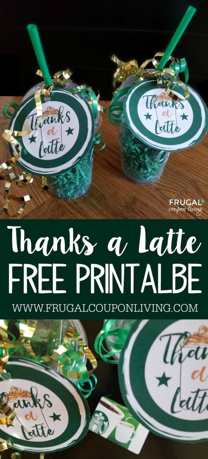 Free Thanks A Latte Printable | Best Of Frugal Coupon Living - Free Starbucks Coupon Printable