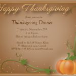 Free Thanksgiving Invitations Templates – Happy Easter   Free Printable Thanksgiving Invitation Templates