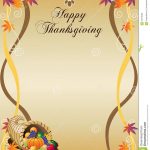 Free Thanksgiving Menu Templates – Happy Easter & Thanksgiving 2018   Free Printable Thanksgiving Menu Template