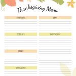 Free Thanksgiving Planner Printable   An Alli Event   Free Printable Thanksgiving Menu Template