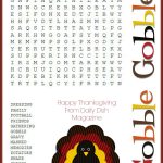 Free Thanksgiving Puzzles ~ Word Search And Maze Printable | Crafty   Free Printable Thanksgiving Games For Adults
