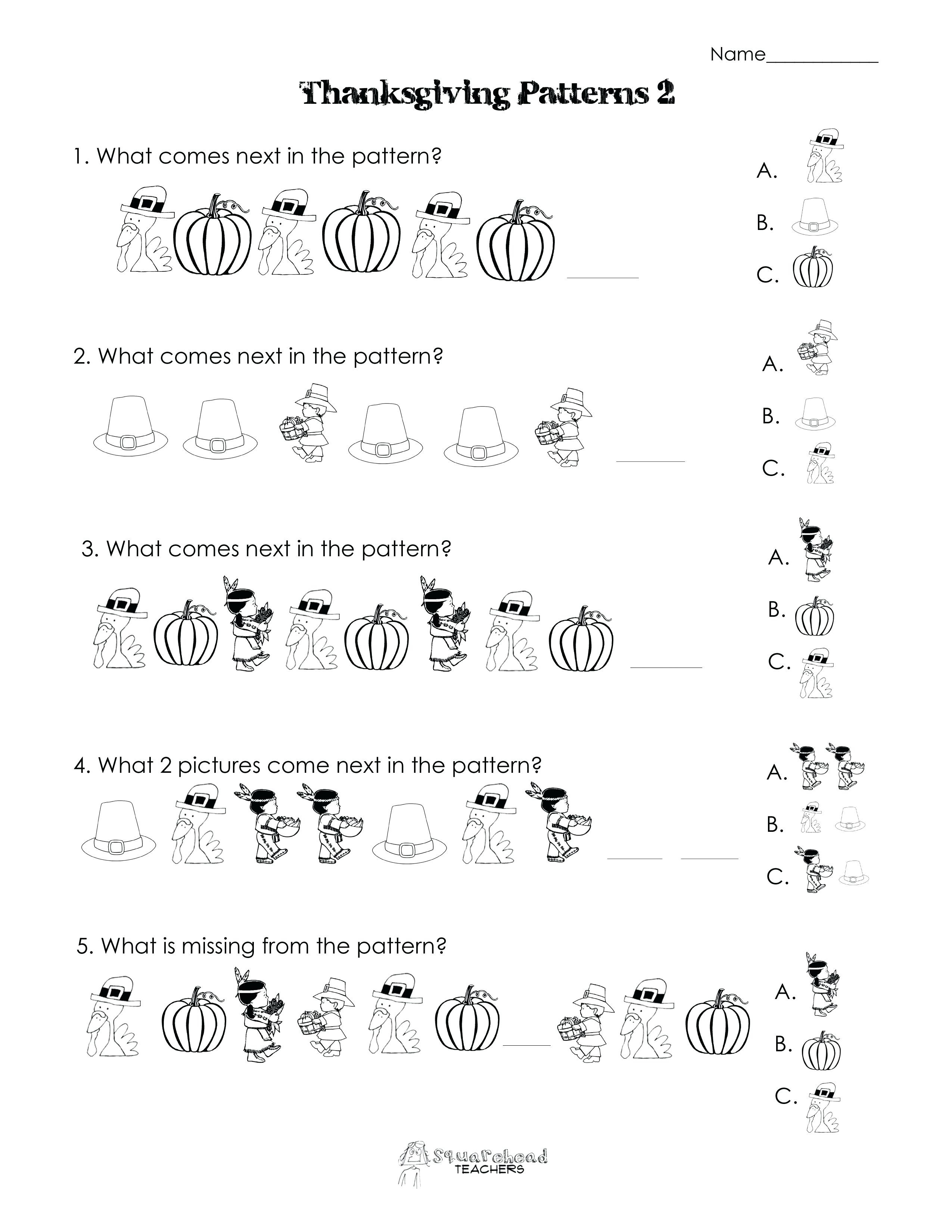 Free Printable Thanksgiving Worksheets For Middle School Free Printable