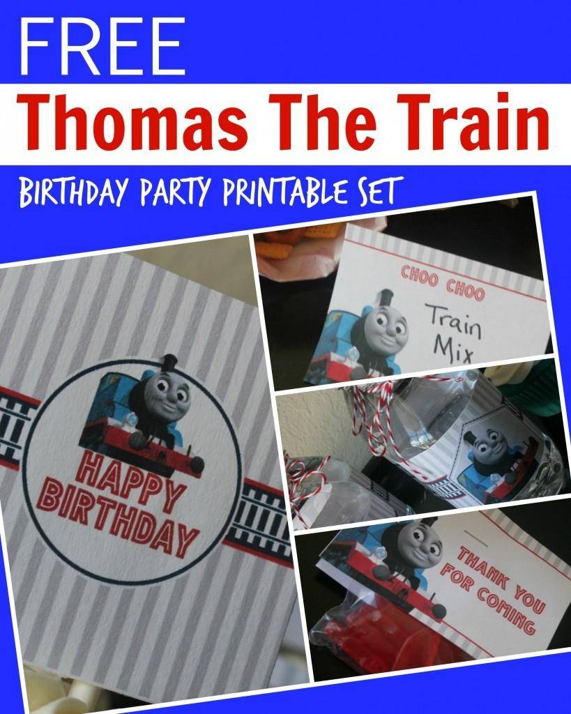 Free Thomas The Train Engine Birthday Party Printables - Passion For - Free Printable Train Cupcake Toppers