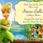 Free Tinkerbell Birthday Invitation Templates | Birthdays   Free Tinkerbell Printable Birthday Invitations
