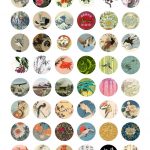 Free To Print Bottle Cap Design Collage Sheet … | Altered Gift Tags   Free Printable Cabochon Templates