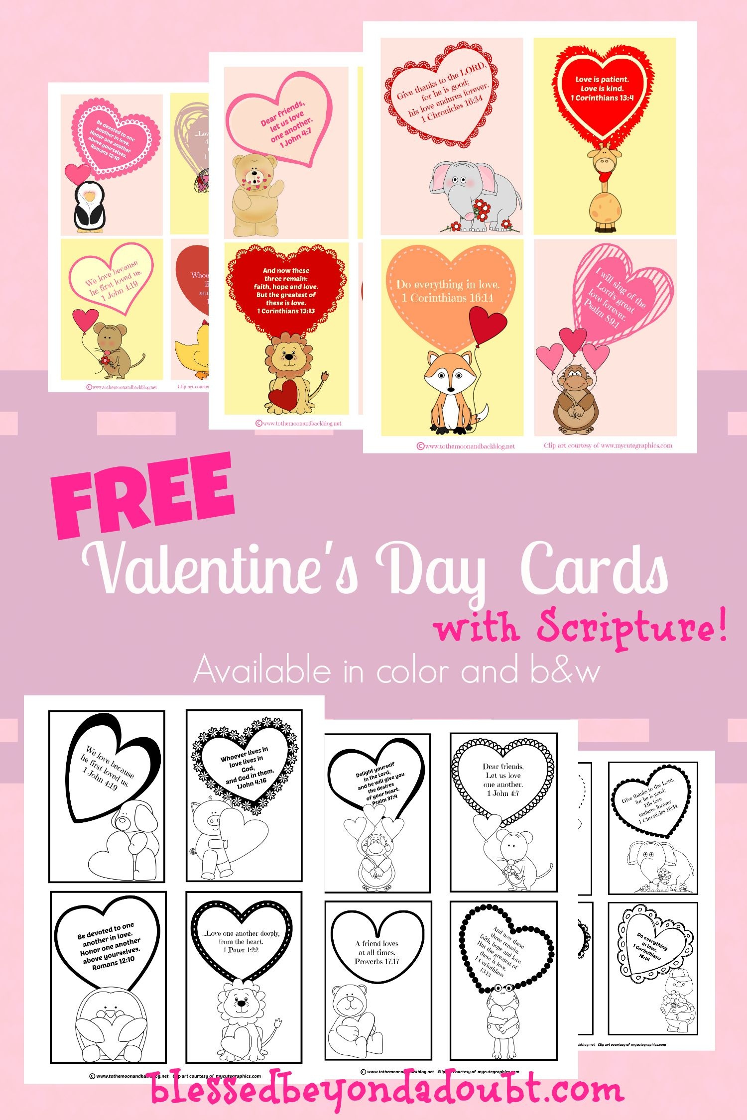 Free Printable Childrens Valentines Day Cards Free Printable