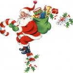 Free Vintage Clip Art   Santa, Santa, Santa!   The Graphics Fairy   Free Printable Vintage Christmas Clip Art