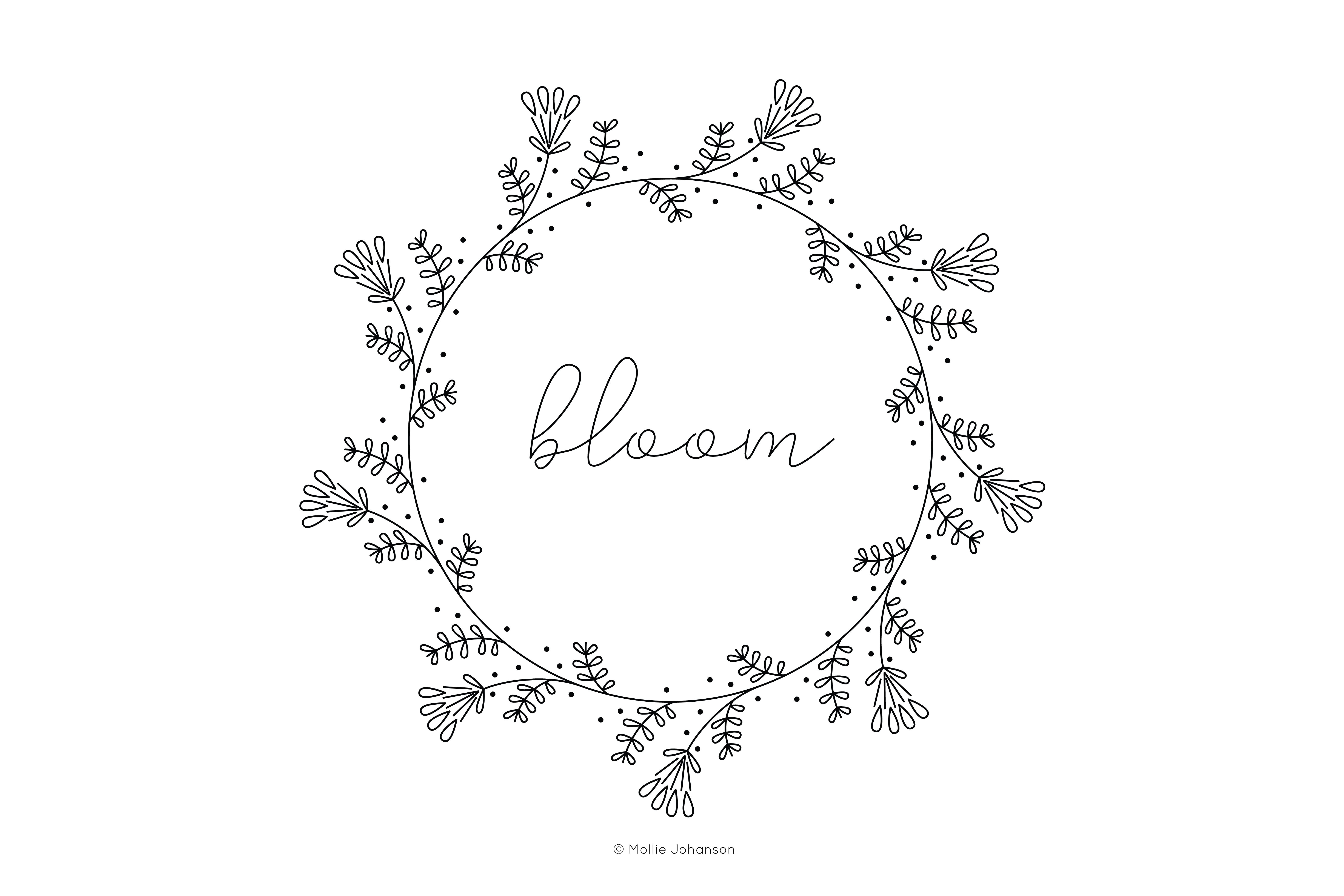 Free Vintage-Inspired Bloom Embroidery Pattern - Free Printable Embroidery Patterns