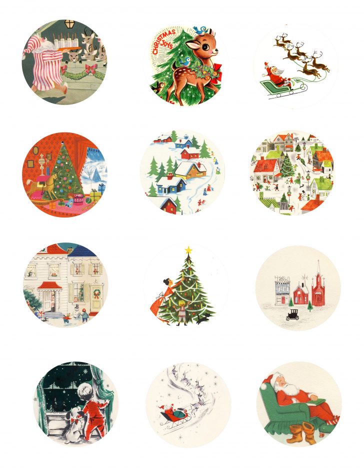 Free Printable Vintage Christmas Tags For Gifts