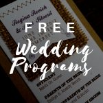 Free Wedding Program Templates | Wedding Program Ideas   Free Printable Wedding Program Samples