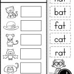 Free Word Family At Practice Printables And Activities | Preschool   Free Printable Rhyming Activities For Kindergarten