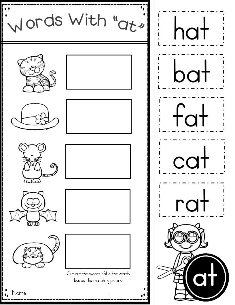 Free Printable Rhyming Activities For Kindergarten Free Printable