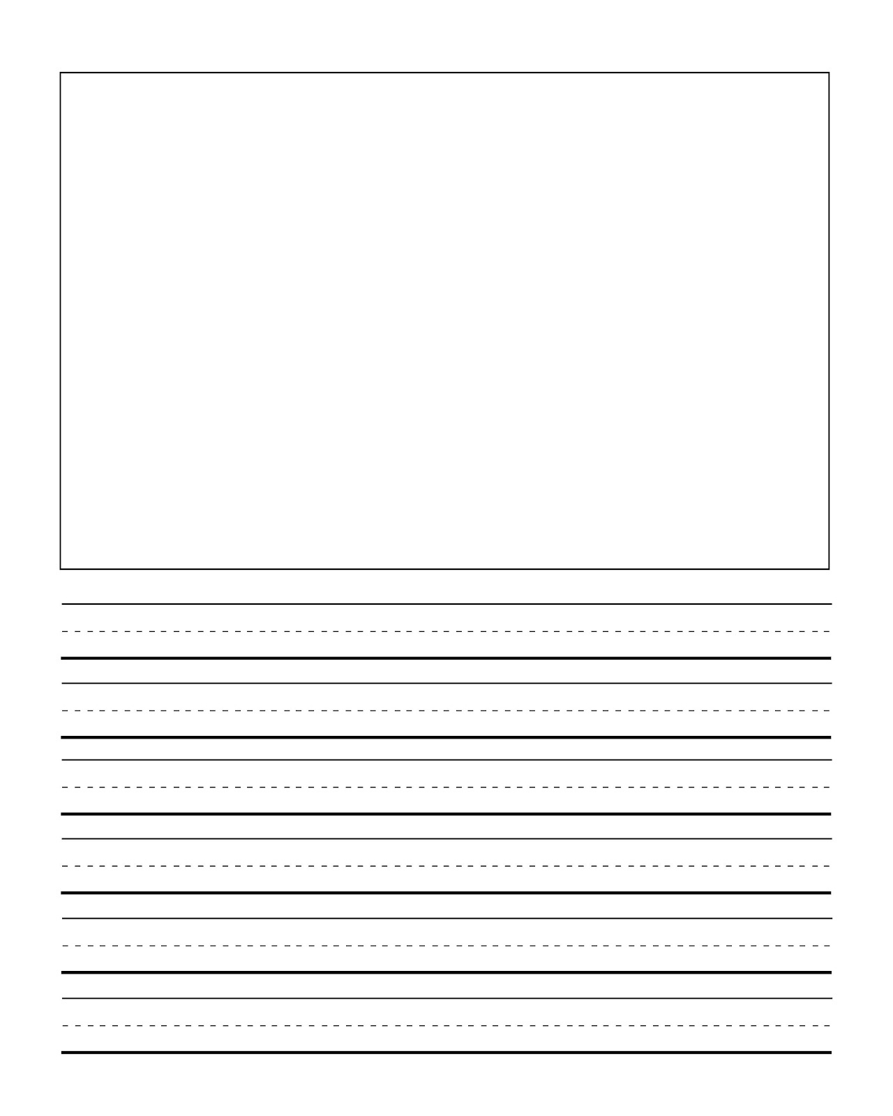 Free Writing Line Cliparts, Download Free Clip Art, Free Clip Art On - Free Printable Handwriting Paper For First Grade
