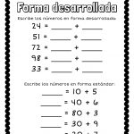Freebie! Forma Desarrollada. Quick Place Value Worksheet To Review   Free Printable Place Value Chart In Spanish