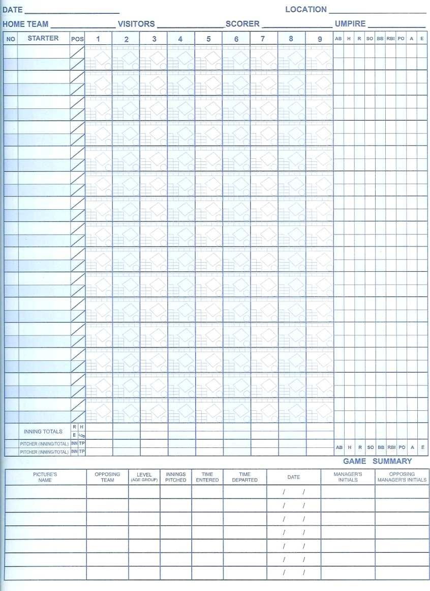 Free+Printable+Softball+Scorebook+Sheets | Softball | Softball - Free Printable Softball Pictures