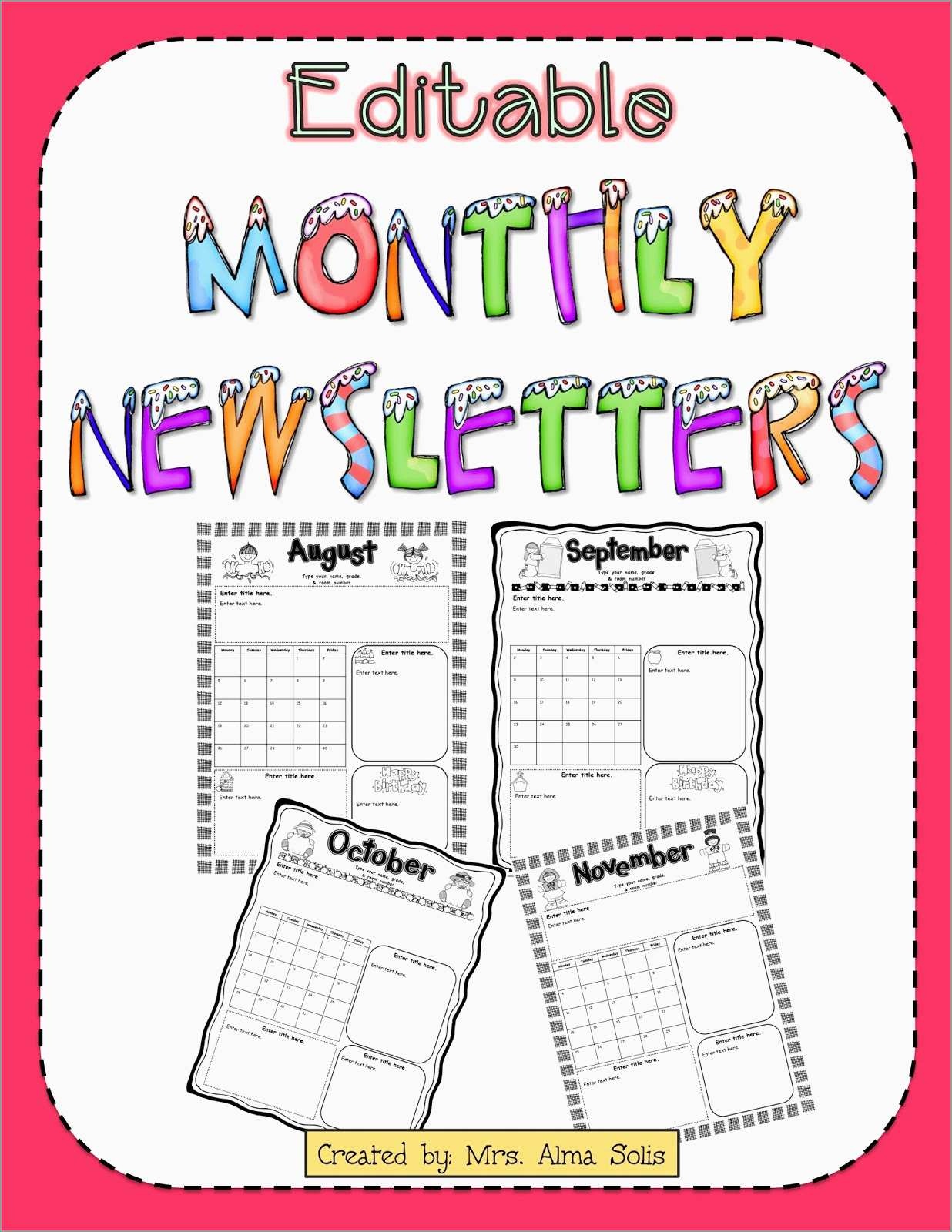 Fresh Free Printable Preschool Newsletter Templates | Best Of Template - Free Printable Preschool Newsletter Templates
