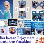 Frozen Party: Free Printables.   Oh My Fiesta! In English   Frozen Happy Birthday Banner Free Printable