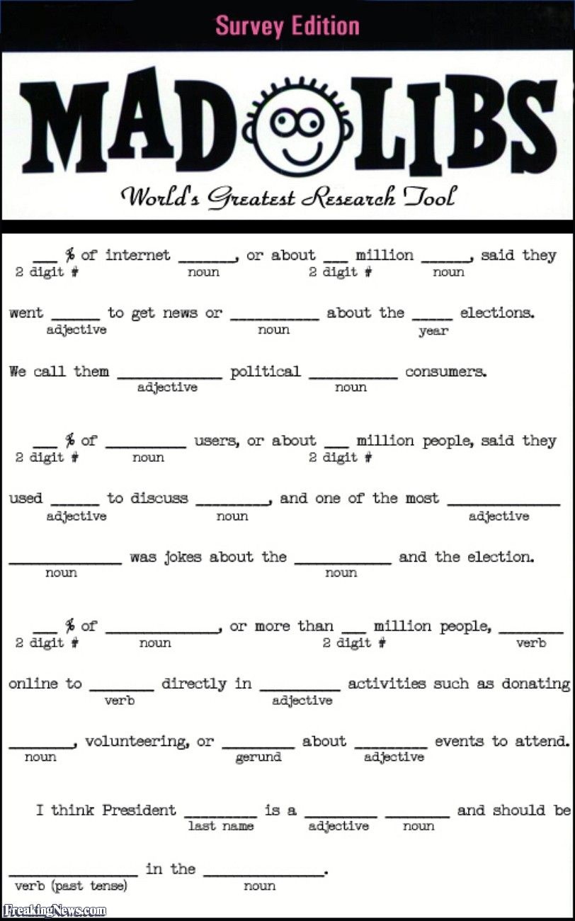 Printable Mad Libs For Fourth Graders - Google Search | Language - Free