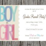 Gender Reveal Party Invitations Free Templates | Invitstiondown   Free Printable Gender Reveal Invitations