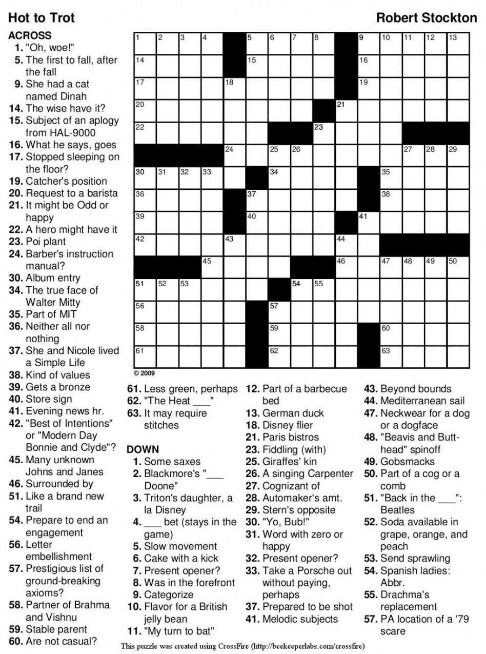 General Knowledge Crossword Puzzles Printable Printable World Holiday
