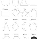 Geometric Shapes Worksheets | Free To Print   Free Printable Shapes Worksheets