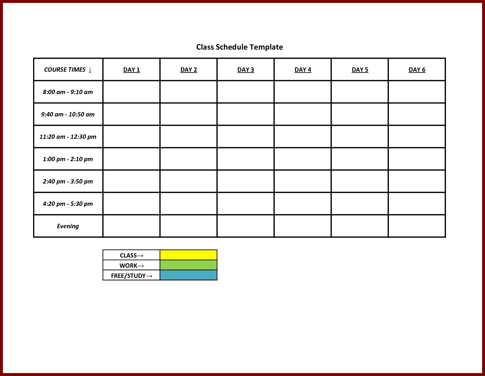 Get 30 Day Printable Blank Work Schedule ⋆ The Best Printable - Free Printable Blank Work Schedules