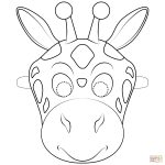 Giraffe Mask Coloring Page | Free Printable Coloring Pages   Giraffe Mask Template Printable Free