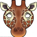 Giraffe Mask | Masks Be Anyone Or Anything Free Printable   Giraffe Mask Template Printable Free
