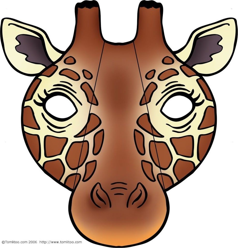 Giraffe Mask | Masks Be Anyone Or Anything Free Printable - Giraffe Mask Template Printable Free