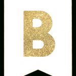 Gold Free Printable Banner Letters   Paper Trail Design   Free Printable Banner Letters