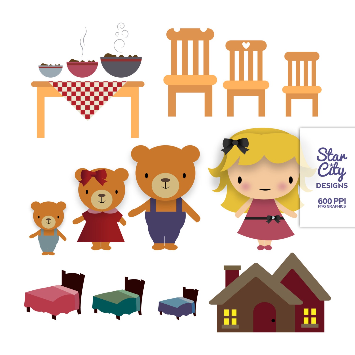 Free Printable Goldilocks And The Three Bears Story Free Printable