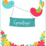 Goodbye From Your Colleagues   Good Luck Card (Free) | Greetings Island   Free Printable Goodbye Cards