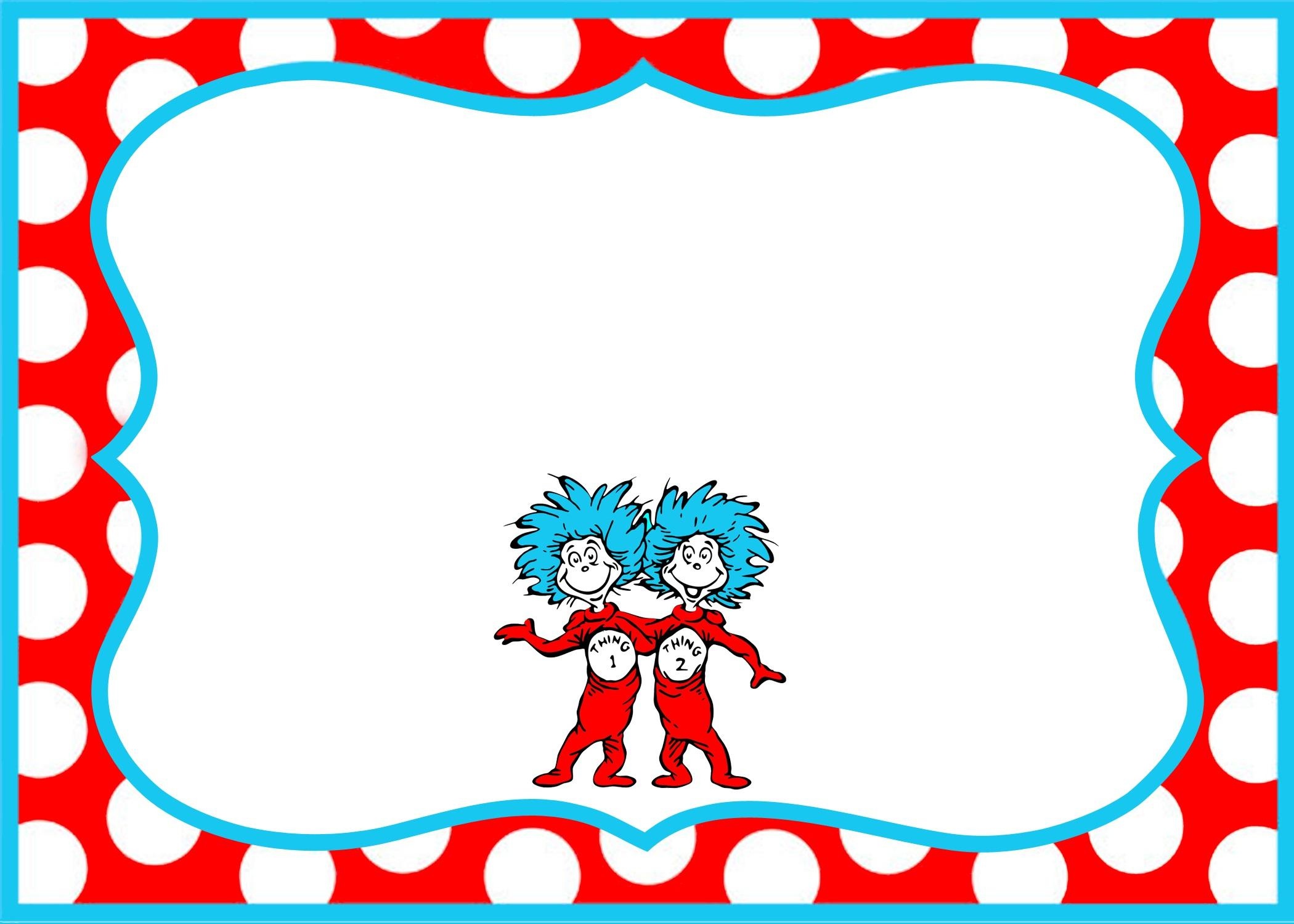 Dr Seuss Free Printable Templates Free Printable