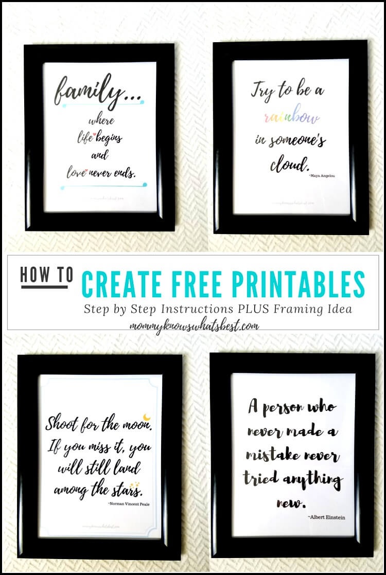 Got Quotes? Learn How To Create Printable Quotes To Frame Using Canva - Free Printable Quotes
