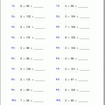 Grade 5 Multiplication Worksheets   Free Printable Multiplication Worksheets For 5Th Grade