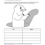 Groundhog Day Crafts, Worksheets And Printable Books   Free Printable Groundhog Day Booklet
