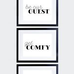 Guest Room Printable Signs: Be Our Guest, Get Comfy, And Stay Awhile   Free Printable Signs