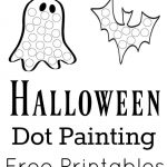 Halloween Dot Painting {Free Printables} | Halloween | Painting   Free Printable Halloween Activities