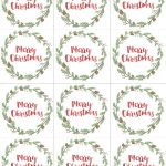 Hand Painted Gift Tags Free Printable | Christmas | Christmas Gift   Free Printable Holiday Gift Labels
