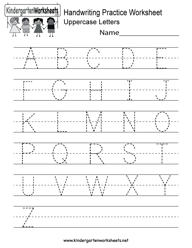 Free Printable Handwriting Sheets For Kindergarten Free Printable