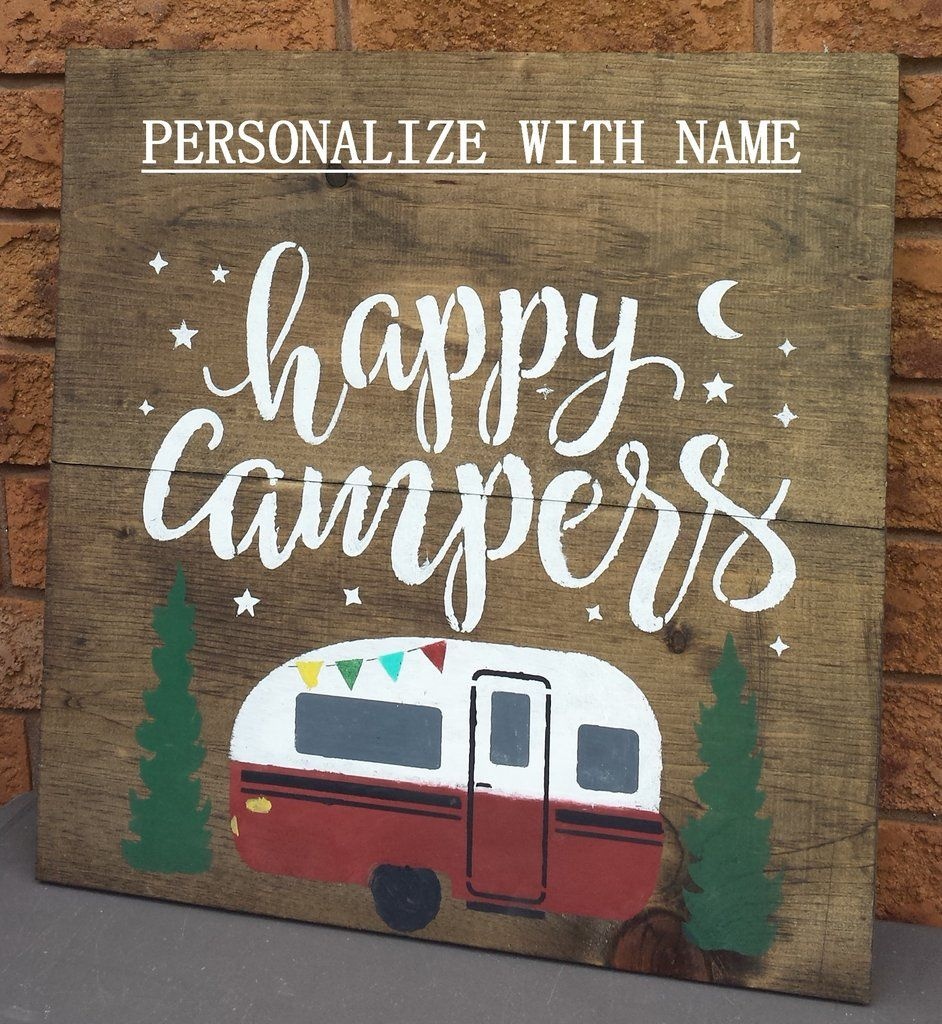 Camping Party Sign Backdrop Camping Party Decorations Free