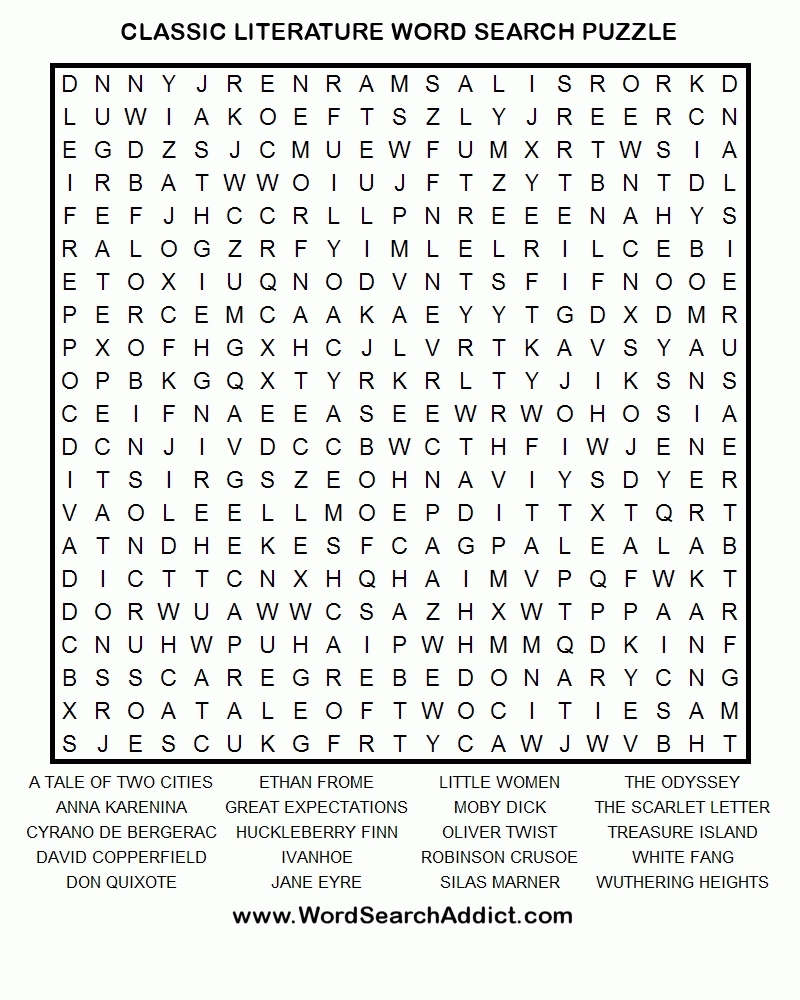 Hard Printable Word Searches For Adults | Word Search Printable - Free Printable Word Search Puzzles For Adults
