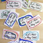 Have A Kid That Always Misses His Friends When They're Not At School   Free Printable Play Date Cards