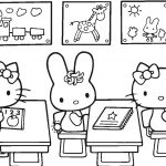 Hello Kitty Back To School Coloring Page | Free Printable Coloring Pages   Free Printable Coloring Sheets For Back To School