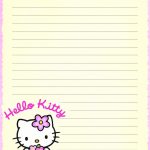 Hello Kitty | Borders,stationary,backgrounds | Hello Kitty, Hello   Free Printable Hello Kitty Stationery