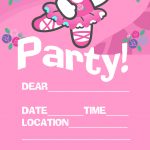 Hello Kitty Invitations | Pink Hello Kitty Ballet / Ballerina Party – Make Printable Party Invitations Online Free