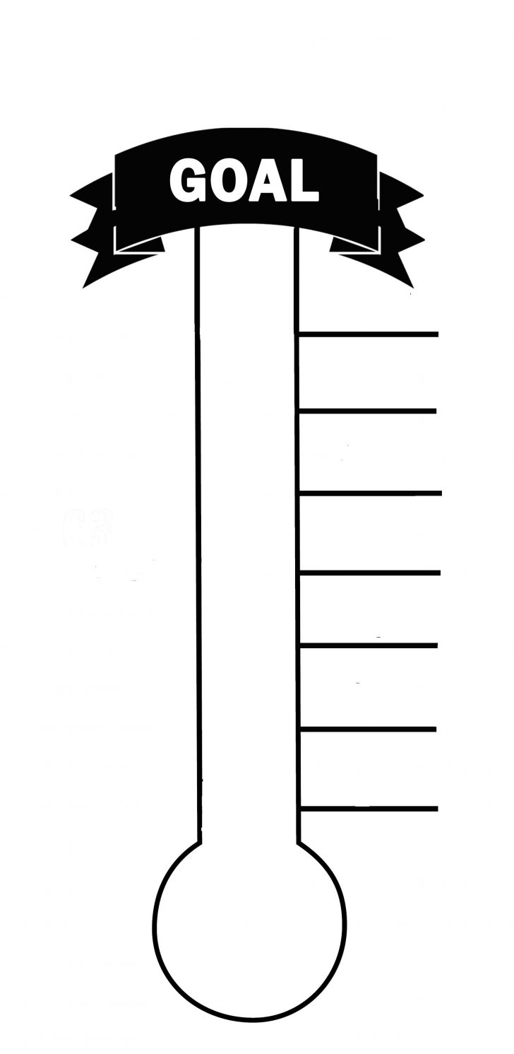 Free Printable Thermometer Goal Chart