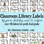 Here's Our Massive Classroom Library Labels Organization Pack! Over   Free Printable Book Bin Labels