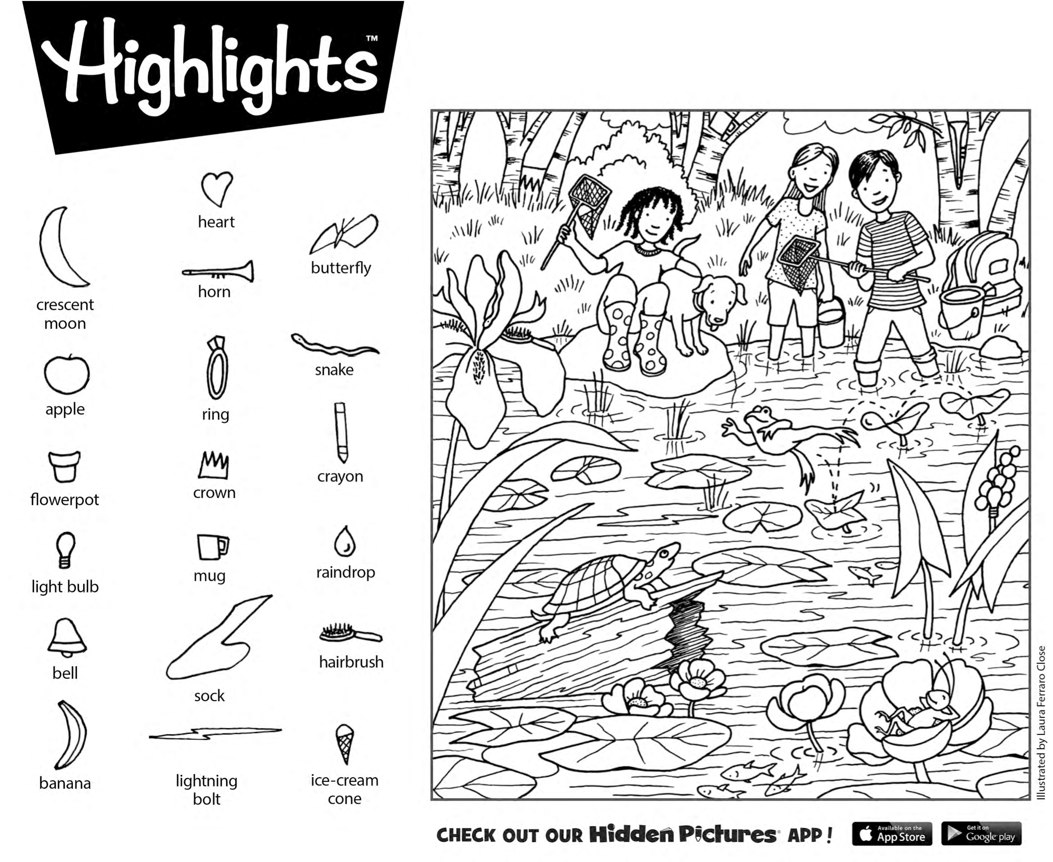 Highlights Hidden Pictures Printable Pdf Printable World Holiday